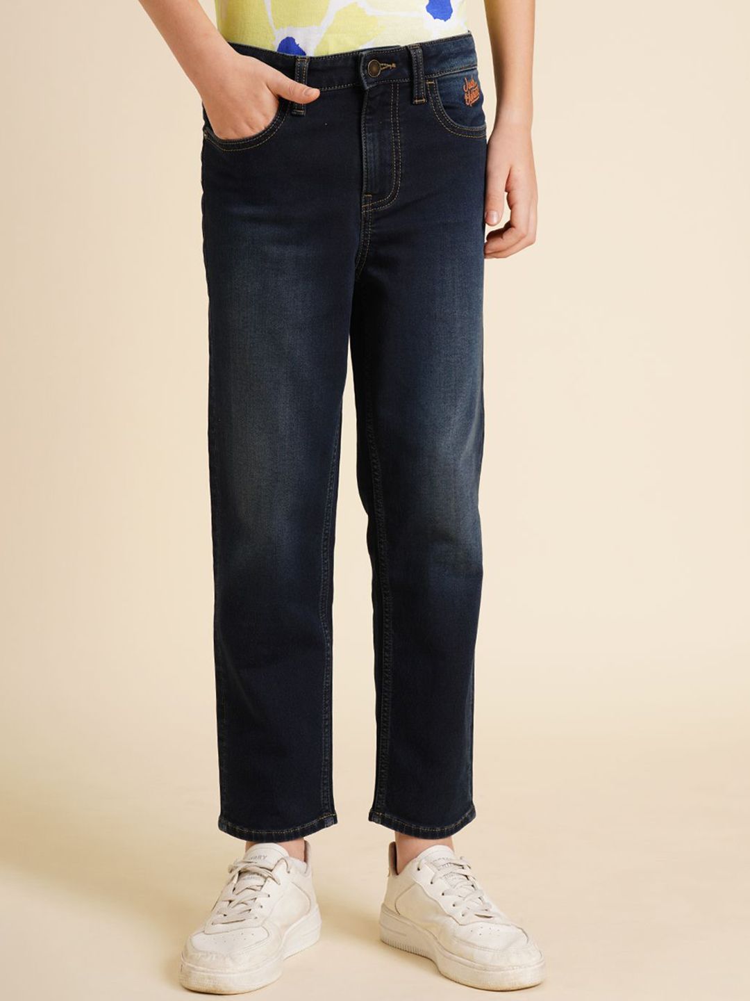 Jack & Jones Junior Boys Straight Fit Light Fade Stretchable Jeans-picture-11