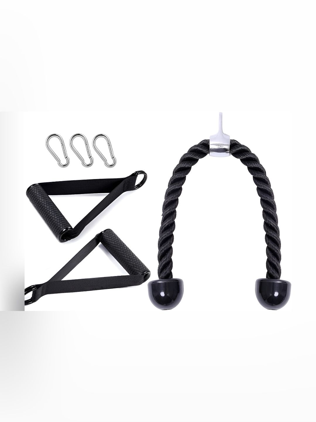 YMD Powerful Handle & Snap Hook Carabiner Heavy Duty & Durable Workout Accessories-image-36