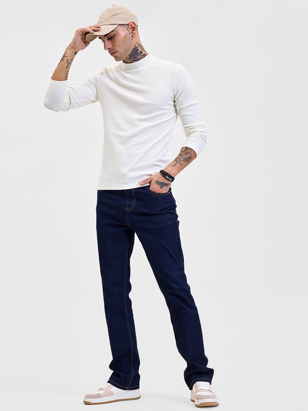 Snitch Men Straight Fit Stretchable Jeans-picture-23