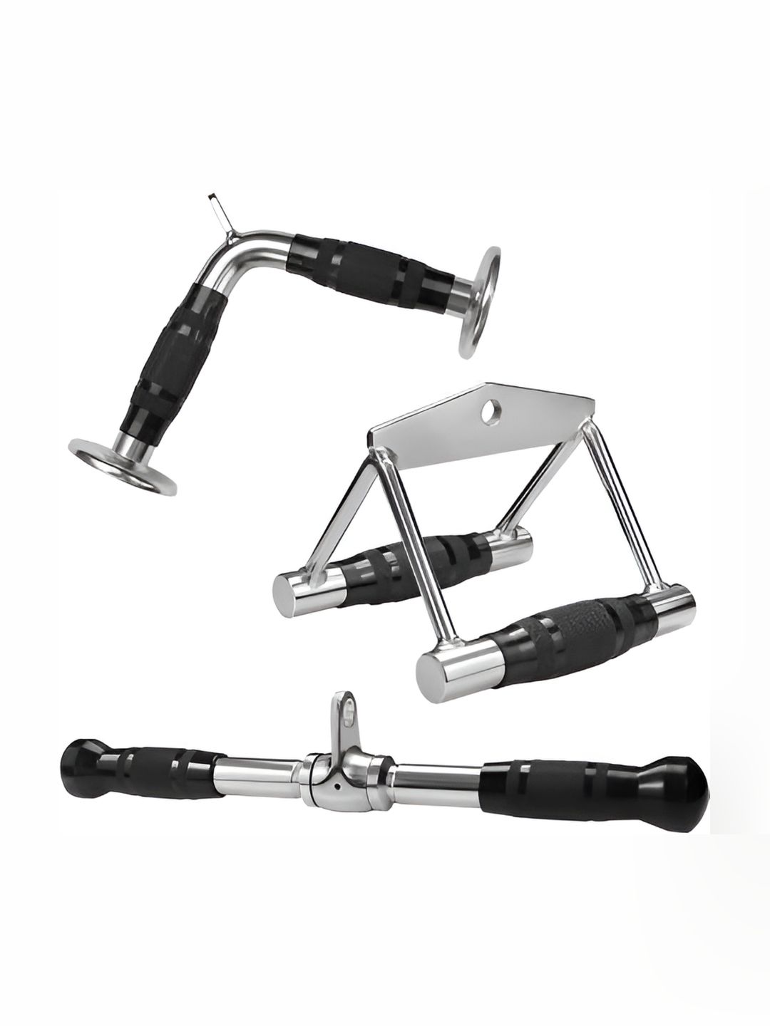 YMD Double D Handle V-Shaped Bar & Tricep Rope Workout Accessories-picture-10