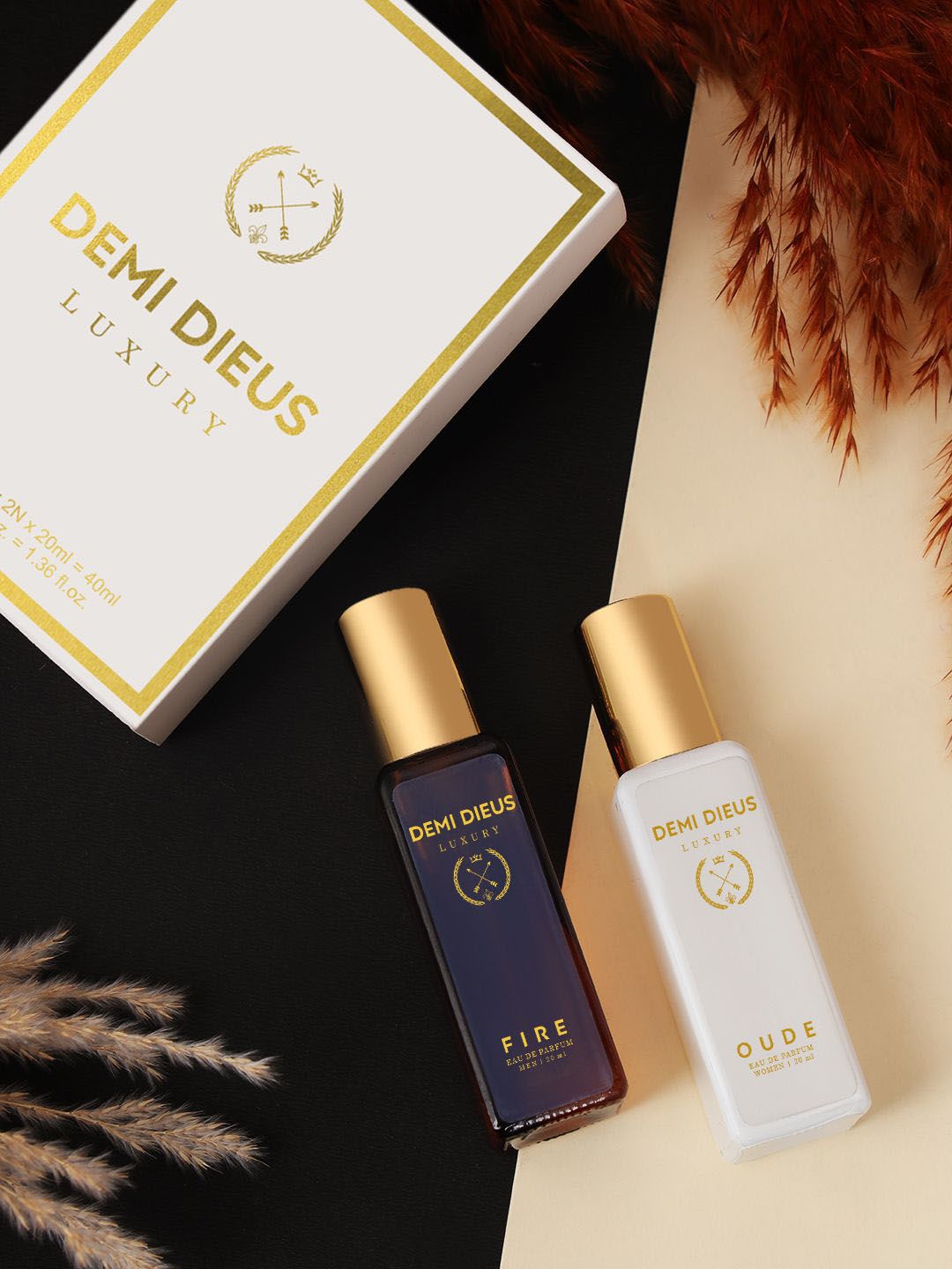 DEMI DIEUS Set Of 2 Oude & Fire Long Lasting Eau de Parfum - 20 ml Each-picture-28