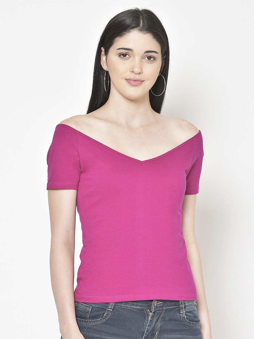 Moda Rapido Cotton Styled Back Top-picture-24