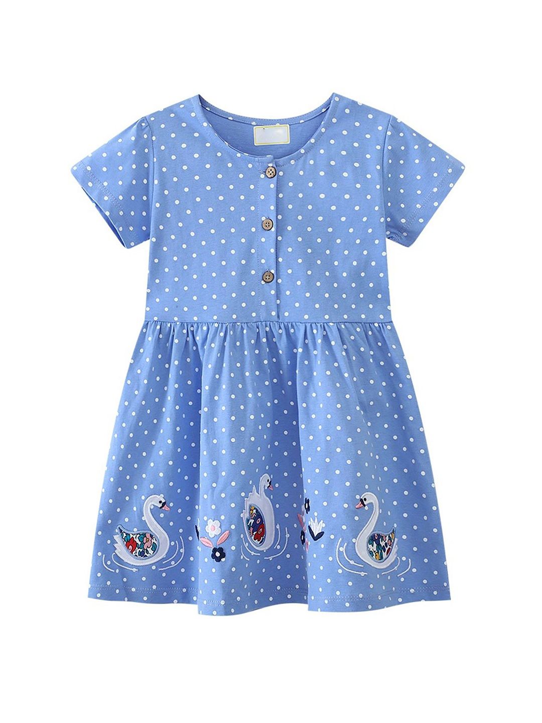 LULU & SKY Girls Printed Nightdress-image-29
