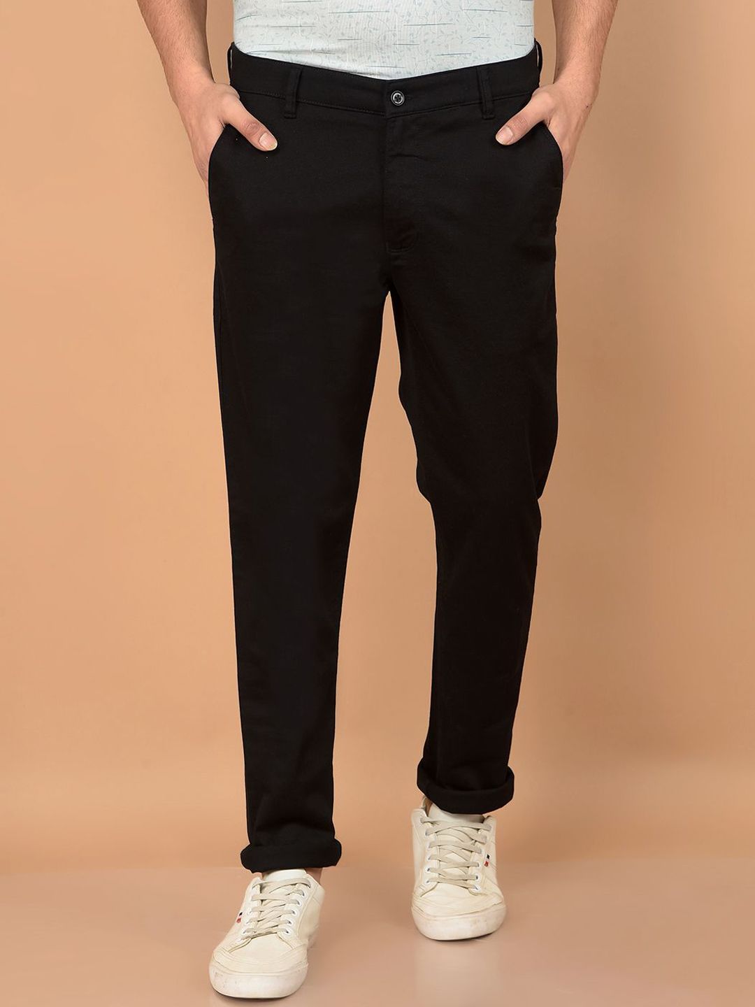 Crimsoune Club Men Smart Slim Fit Chinos Trousers-picture-38
