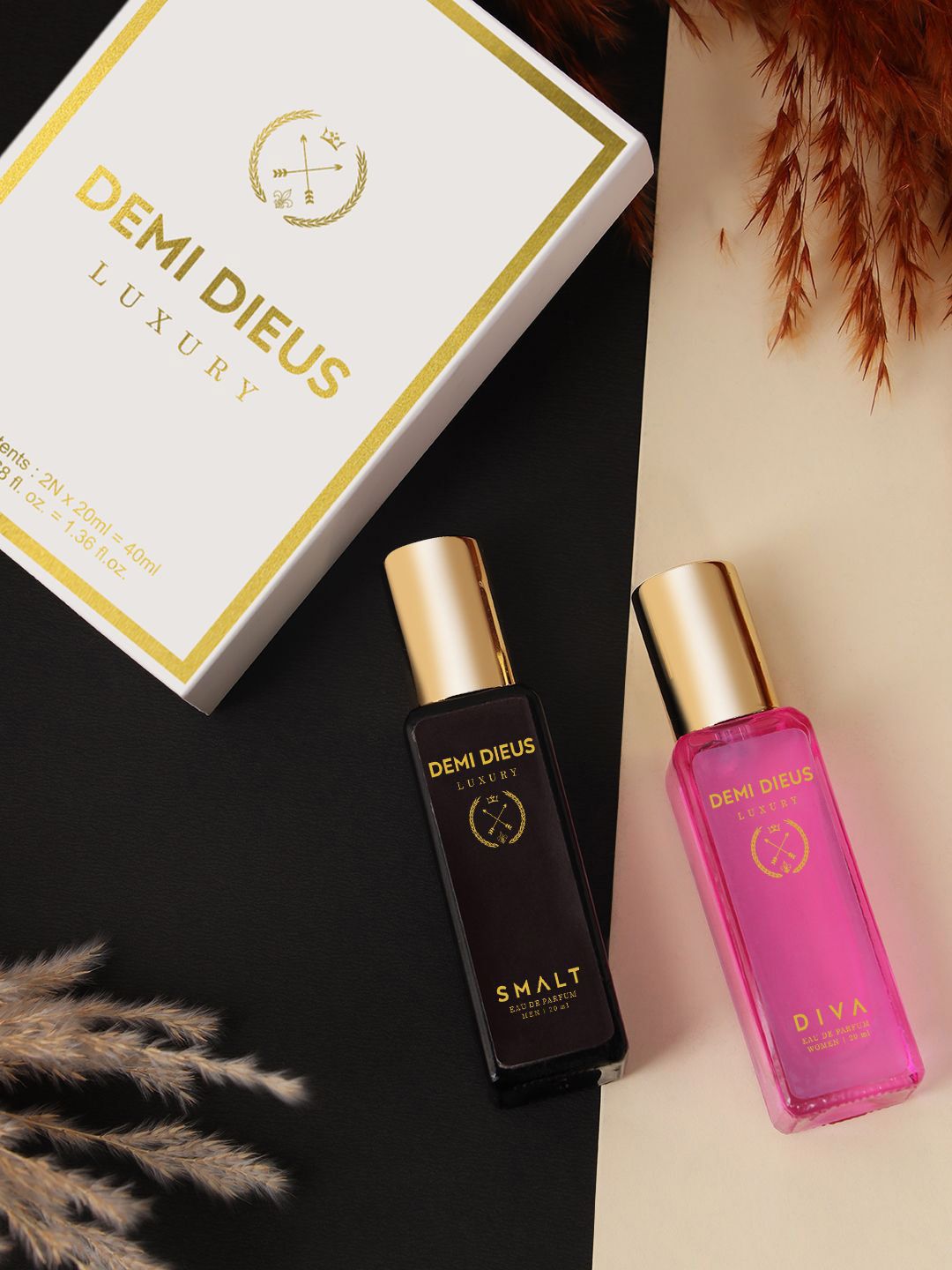 DEMI DIEUS Set Of 2 Diva & Smalt Long Lasting Eau De Parfum - 20 ml Each-picture-35