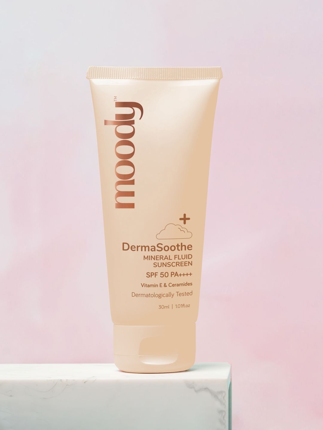 MOODY Spf 50 PA++++ Dermasoothe Mineral Fluid Sunscreen With Ceramides & Rice- 30 ml-image-21