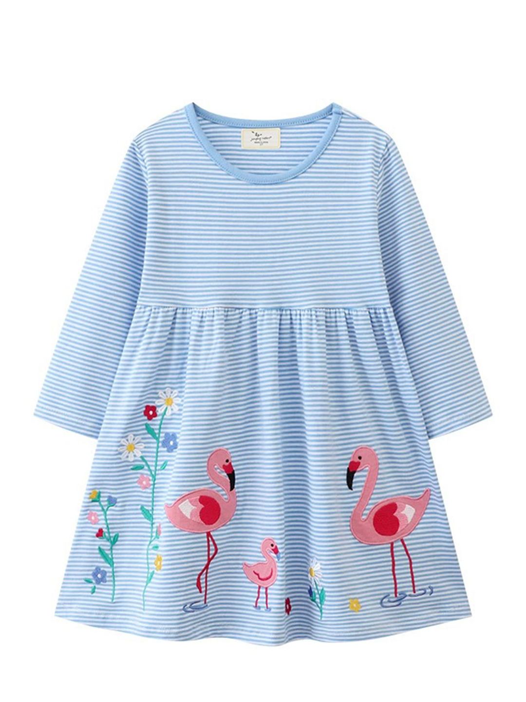 LULU & SKY Girls Striped Nightdress-image-36