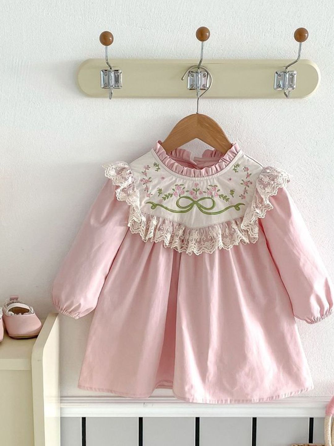 LULU & SKY Girls Embroidered Short Dress-picture-26