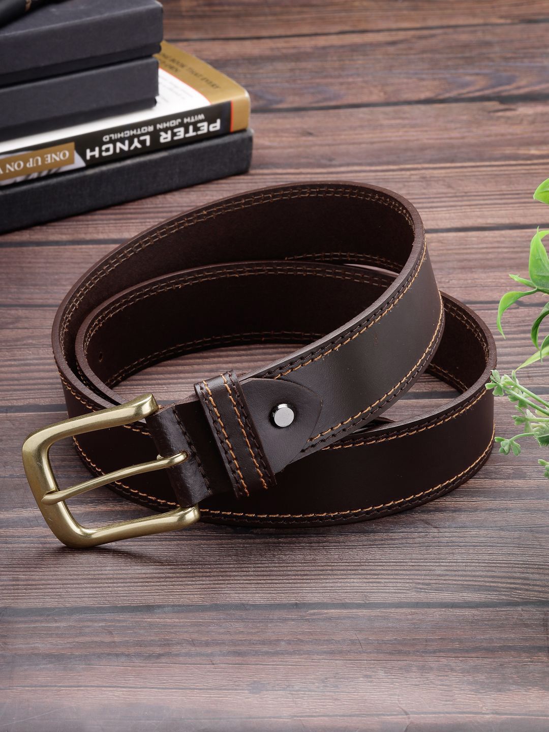 Red Tape Men Leather Casual Belt-image-45
