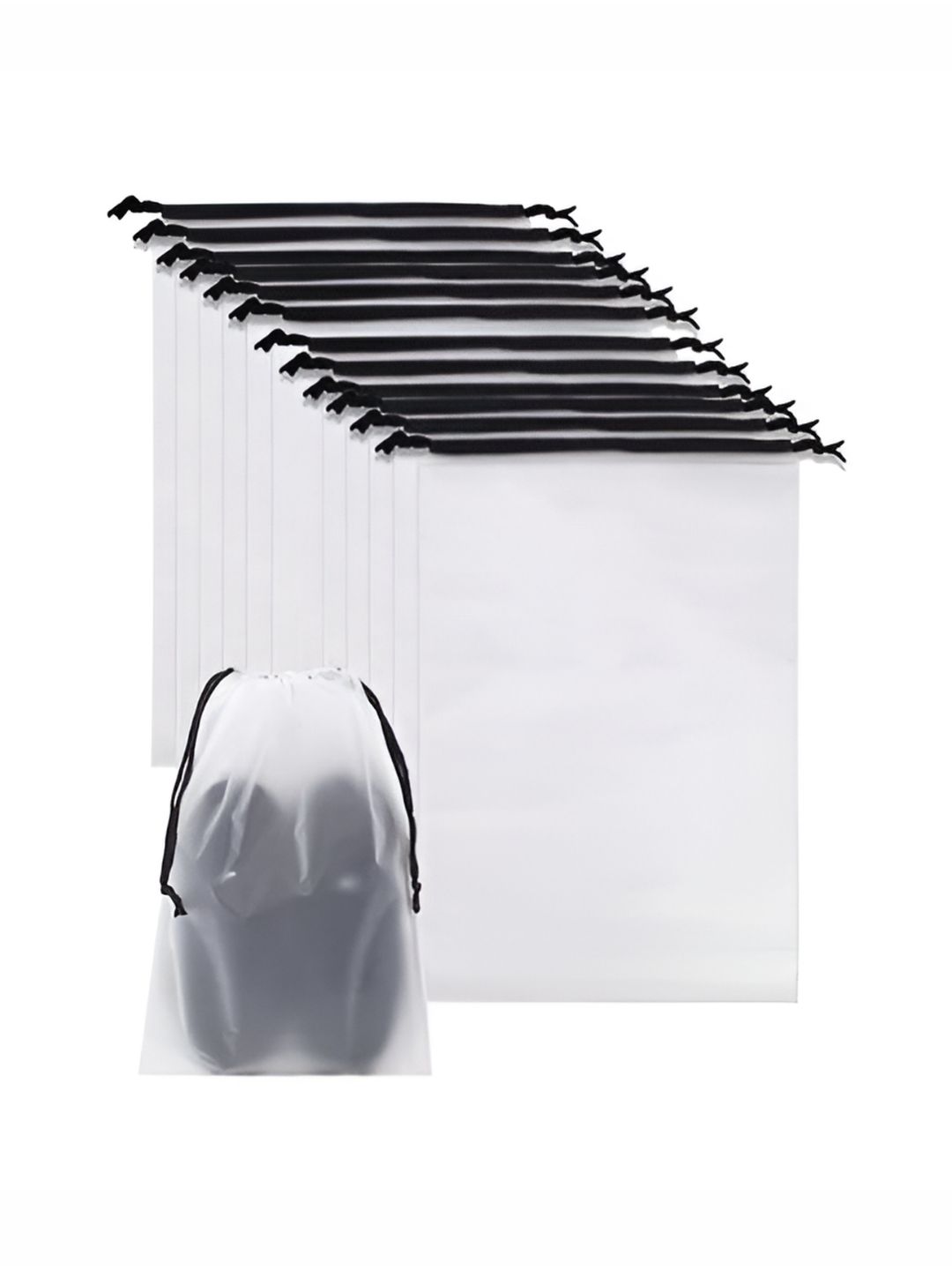 atorakushon White Set of 6 Reusable Shoes Organiser Organisers-image-9