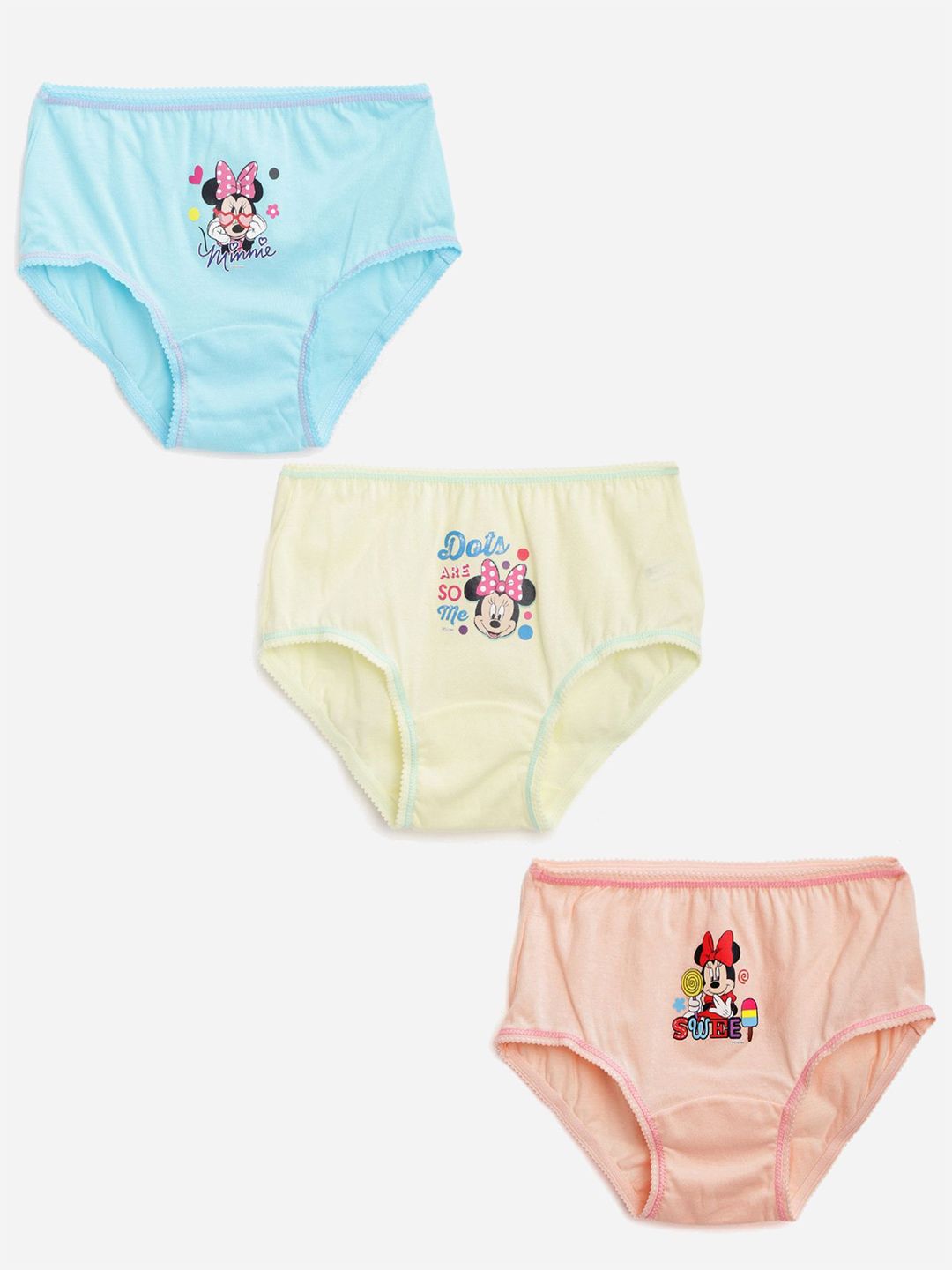Bodycare Kids Girls Pack Of 3 Panty Minnie & Friends Assorted-picture-20