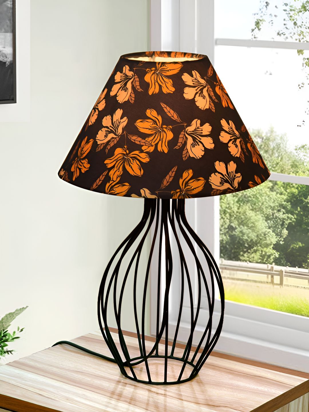 Homesake Black Metal Industrial Cylindrical Shaped Table Lamp-image-32