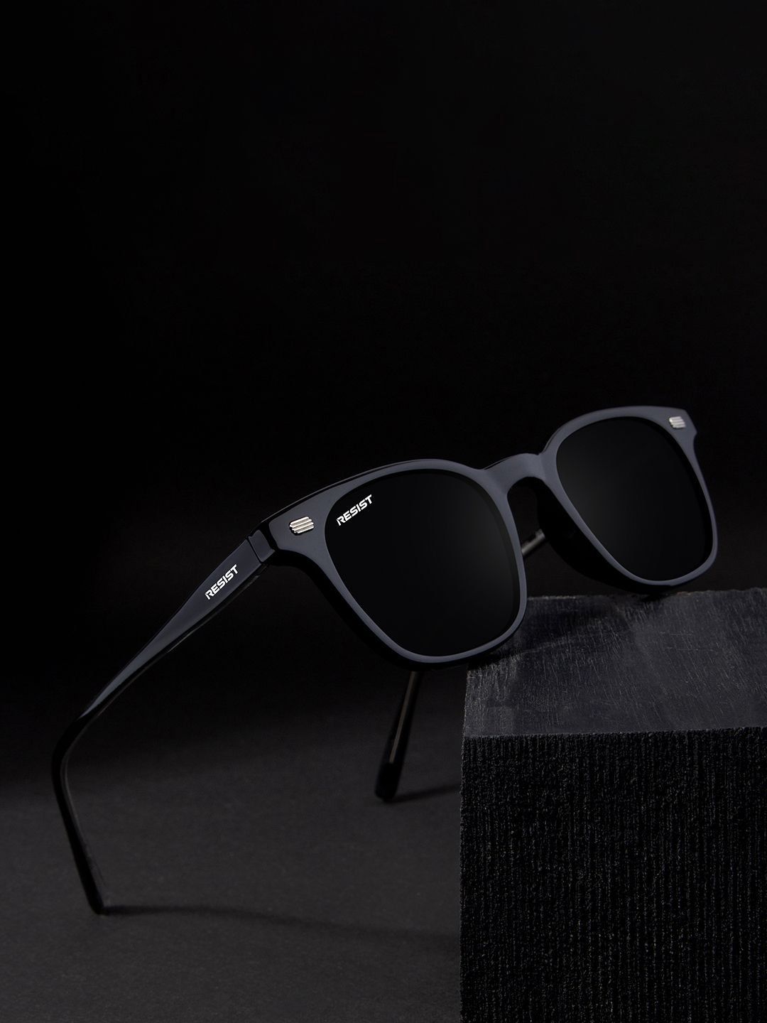 RESIST EYEWEAR Unisex Wayfarer Sunglasses with UV Protected Lens