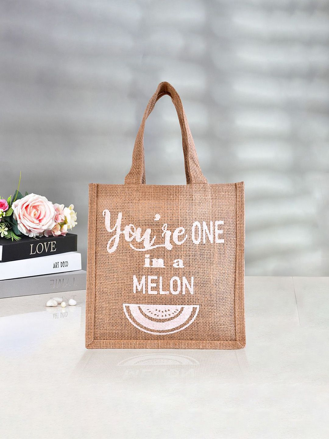 Kuber Industries Typography Printed Lunch bag With Handle For Office-picture-22