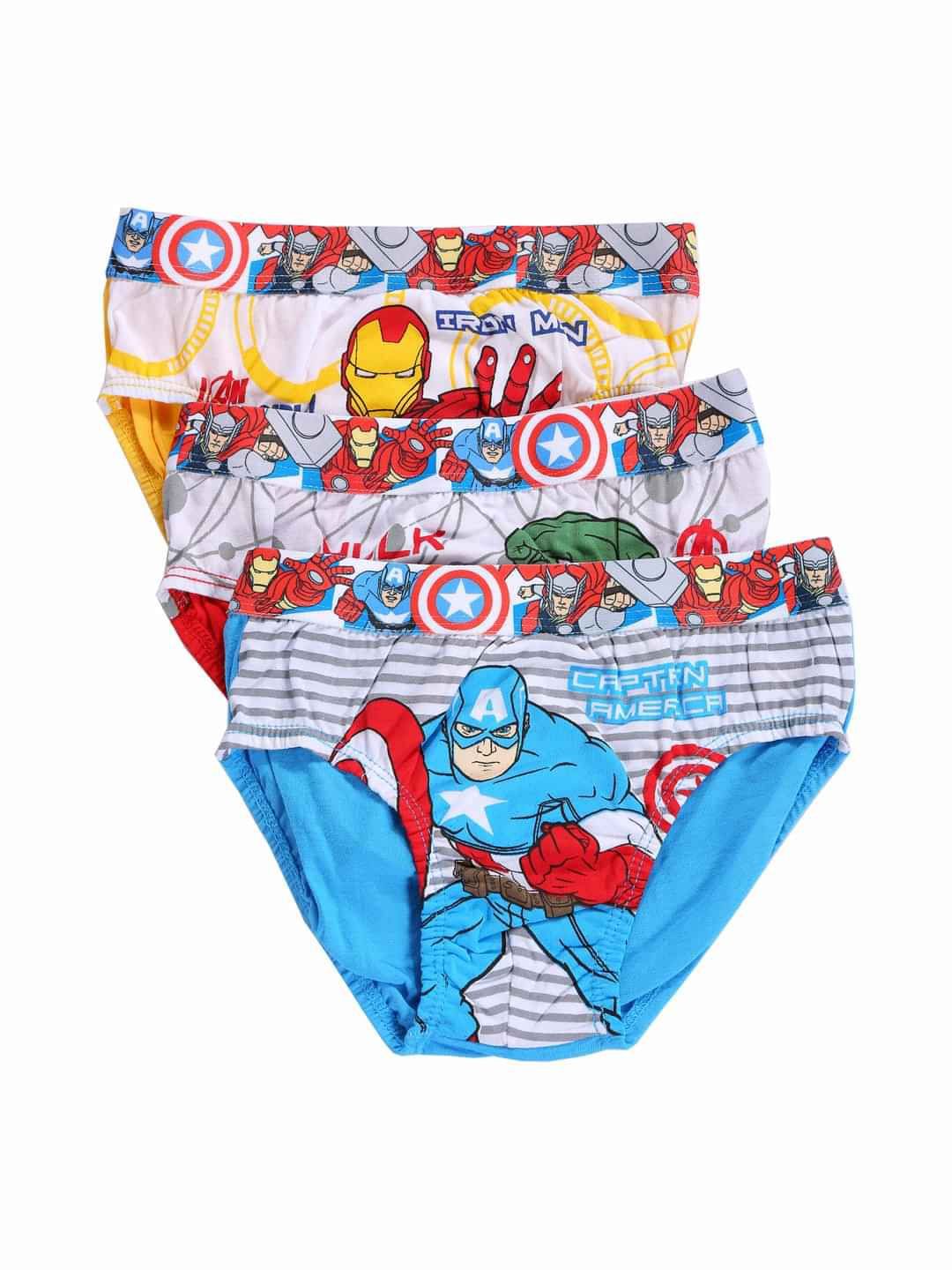 Bodycare Kids Boys Pack Of 3 Avengersboys Briefssolid Assorted Briefs KIA8505-PK009_P3-picture-28