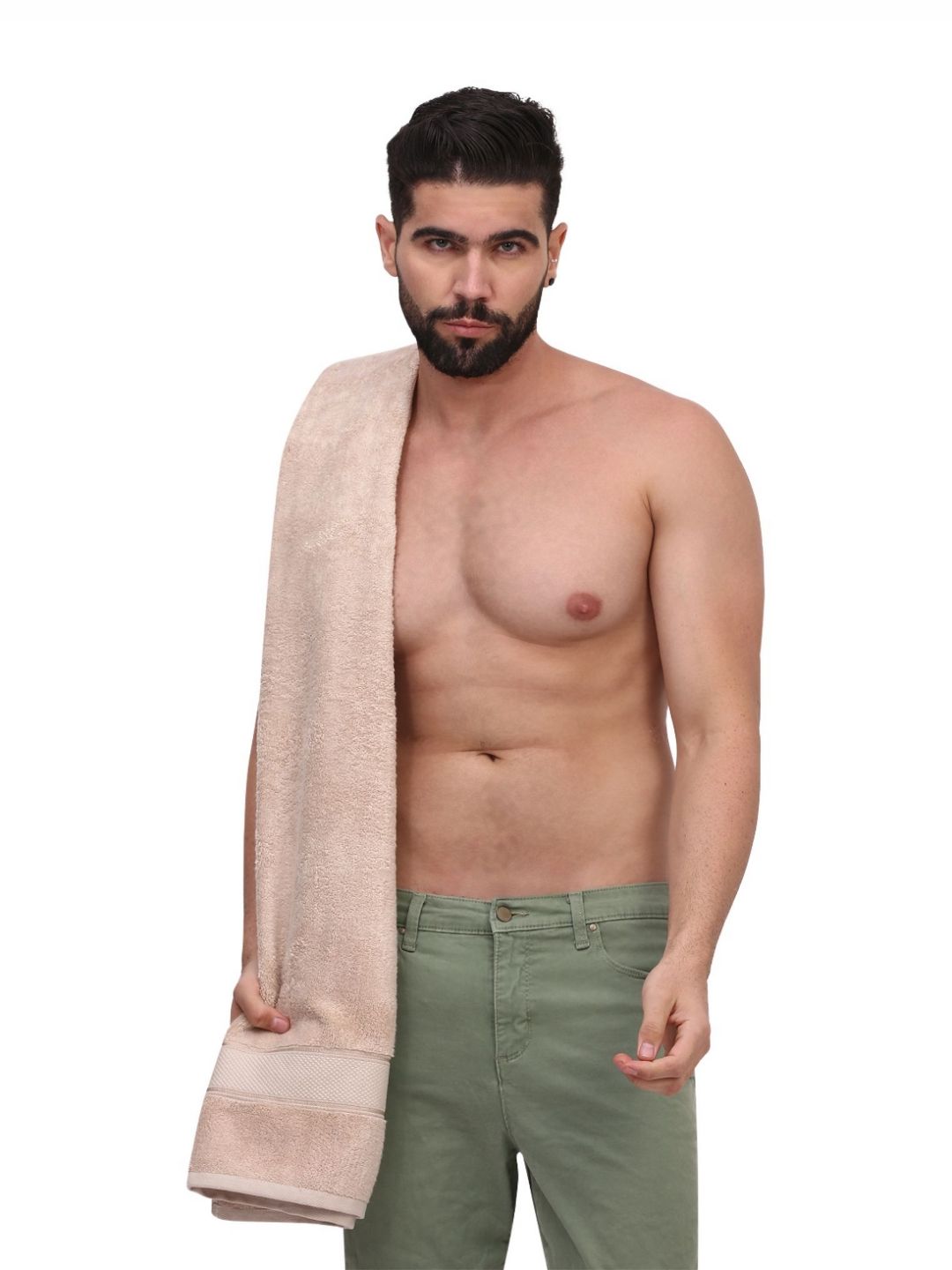 Dollar Cream-Coloured Bamboo 600 GSM Bath Towel-picture-28