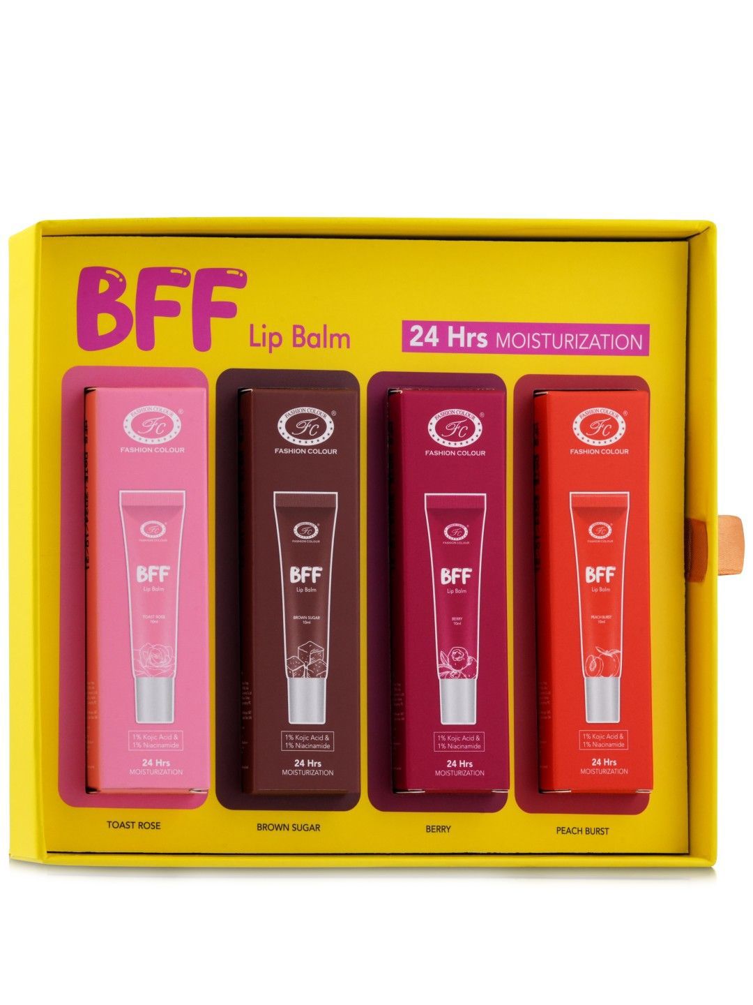 Fashion Colour Set of 4 BFF Lip Balm - 10 ml Each-picture-34