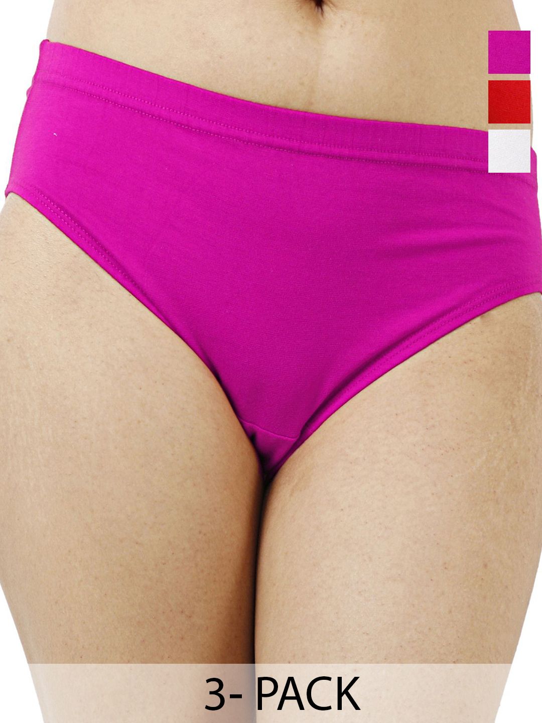 Diving Deep Women Pack of 3 Hipster Briefs-picture-36