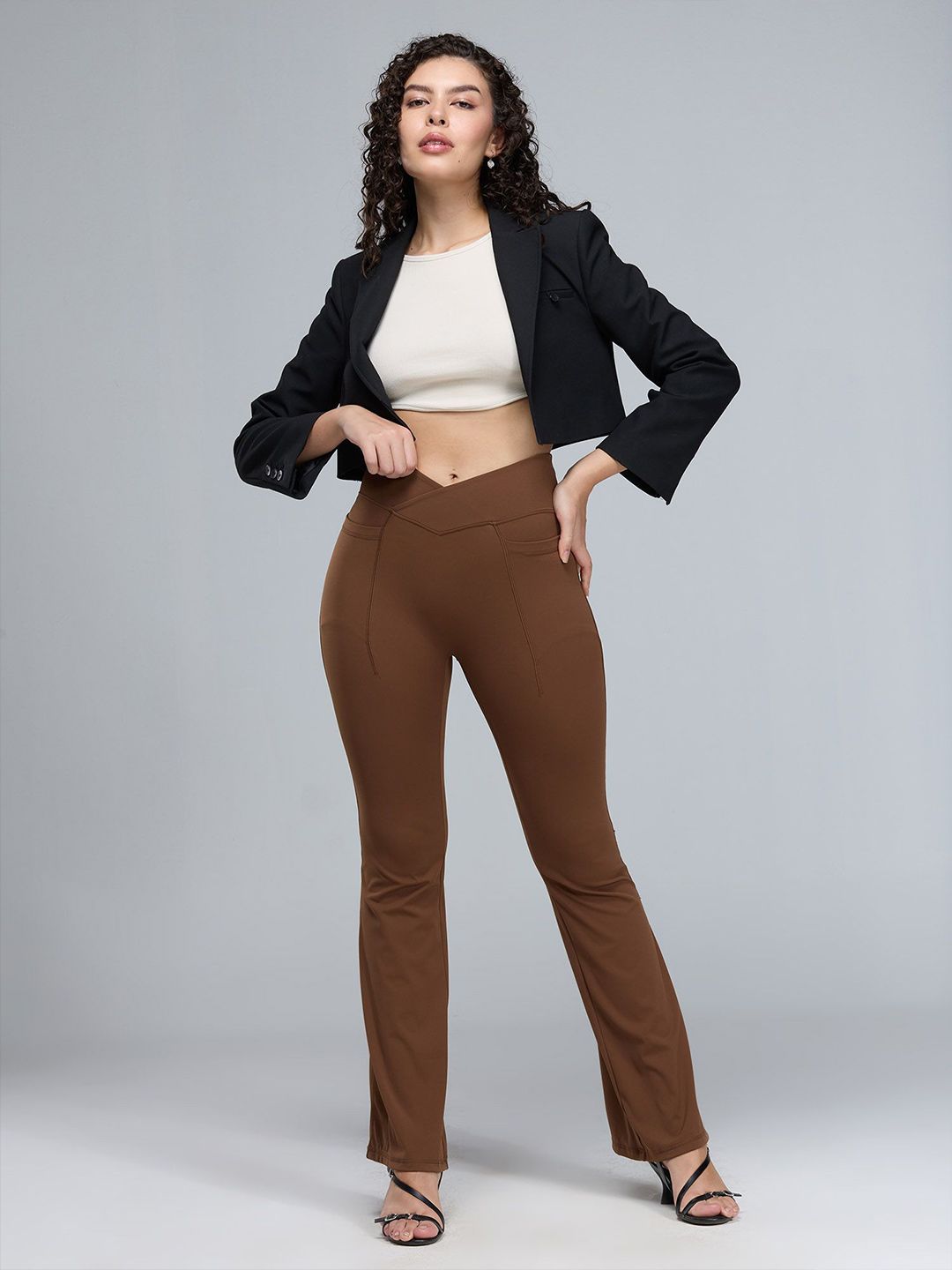 CAVA Women Brown Extra Tall Hourglass Tights-picture-36