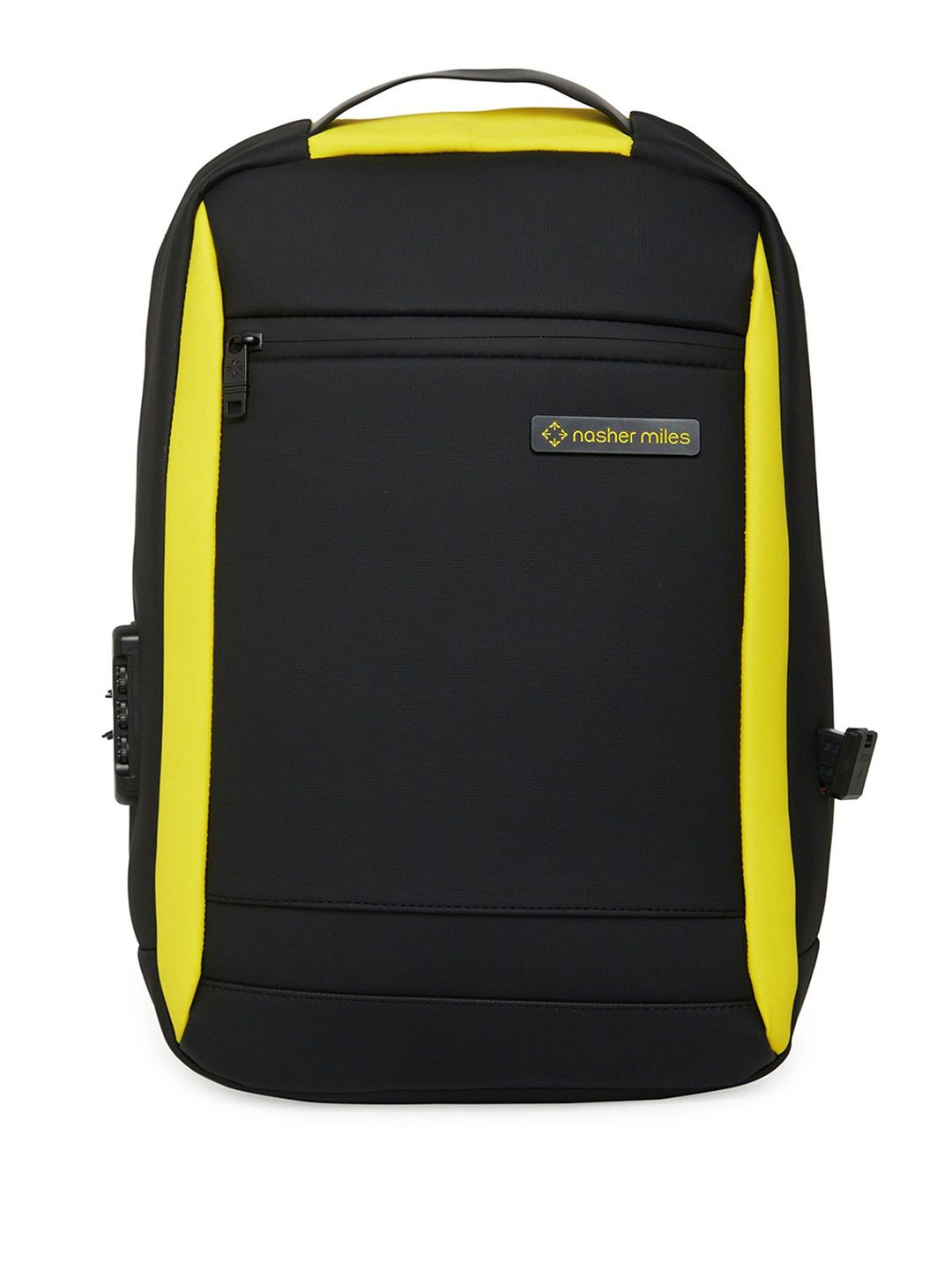 Nasher Miles Unisex Colourblocked Backpack with USB Charging Port-picture-19