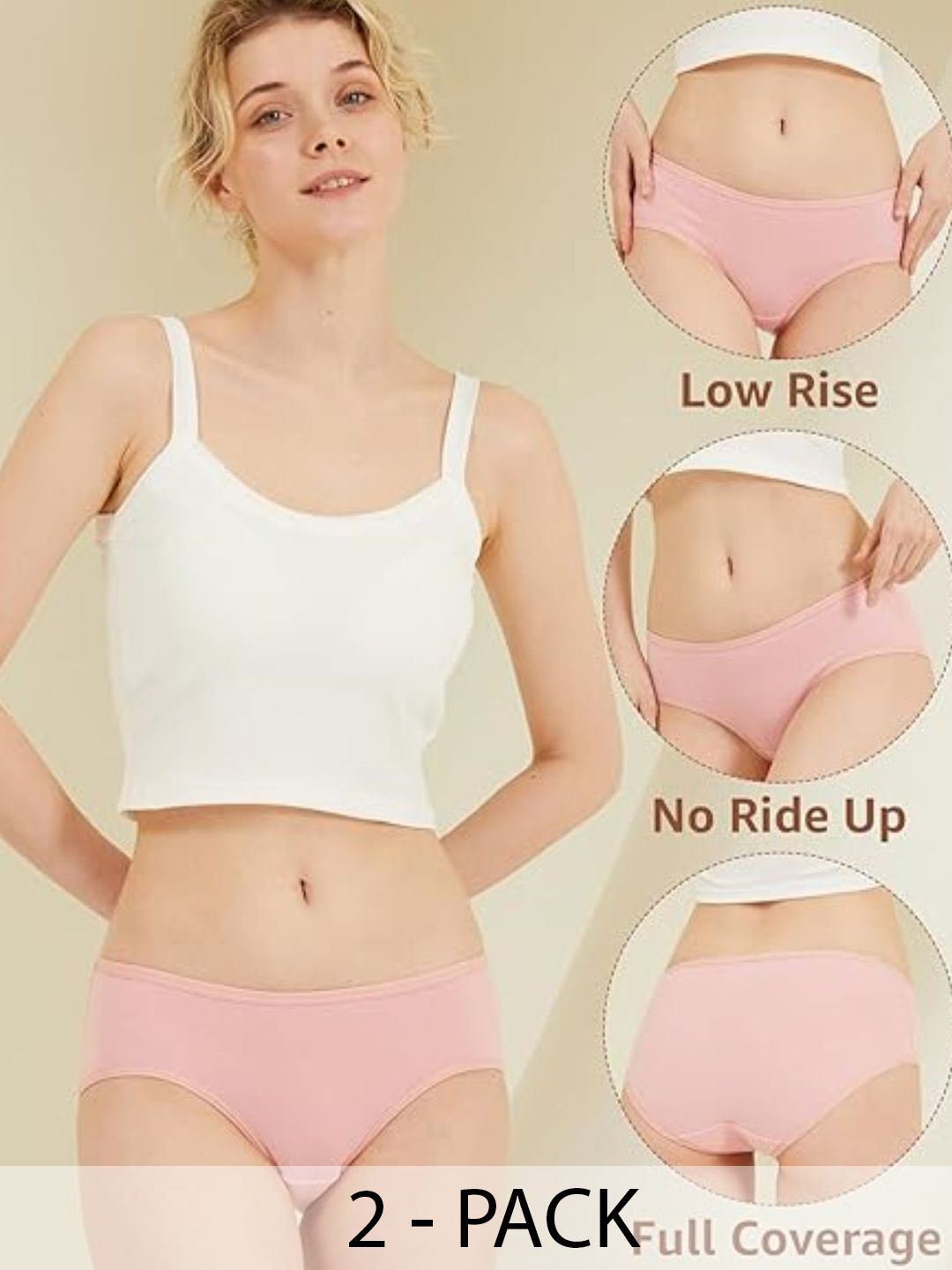 Diving Deep Women Pack of 2 Cotton Low-Rise Hipster Briefs-picture-15