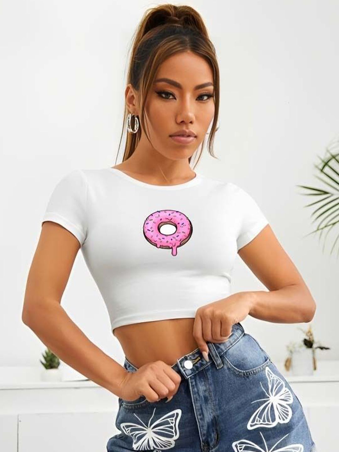 sollobell Print Cotton Tank Crop Top-image-37