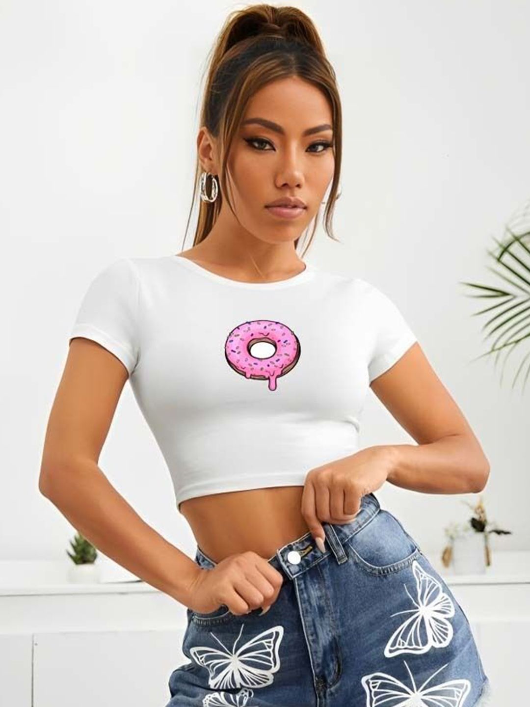 sollobell Print Cotton Tank Crop Top-image-28