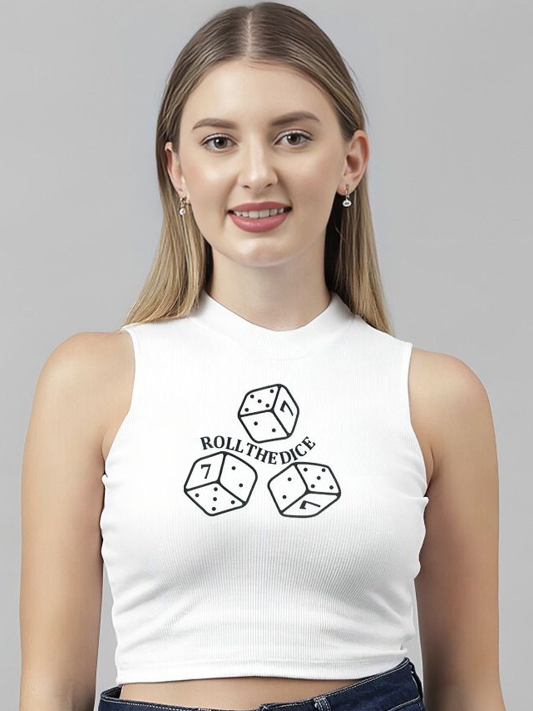 sollobell Print Cotton Tank Crop Top-image-22