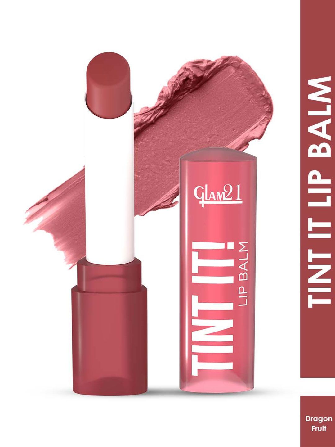GLAM21 Tint It SPF15 Lip Balm With Vitamin E For Hydration -3.5 g- Dragon Fruit - 03-picture-10