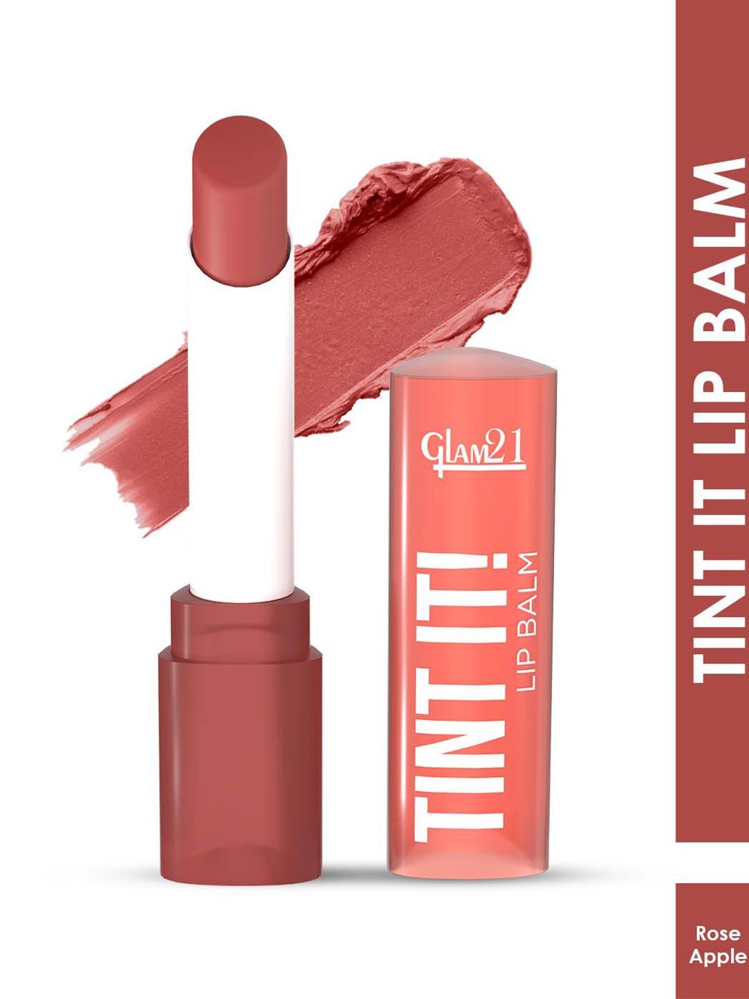 GLAM21 Tint It SPF15 Lip Balm With Vitamin E For Hydration - 3.5 g - Rose Apple - 01-picture-18