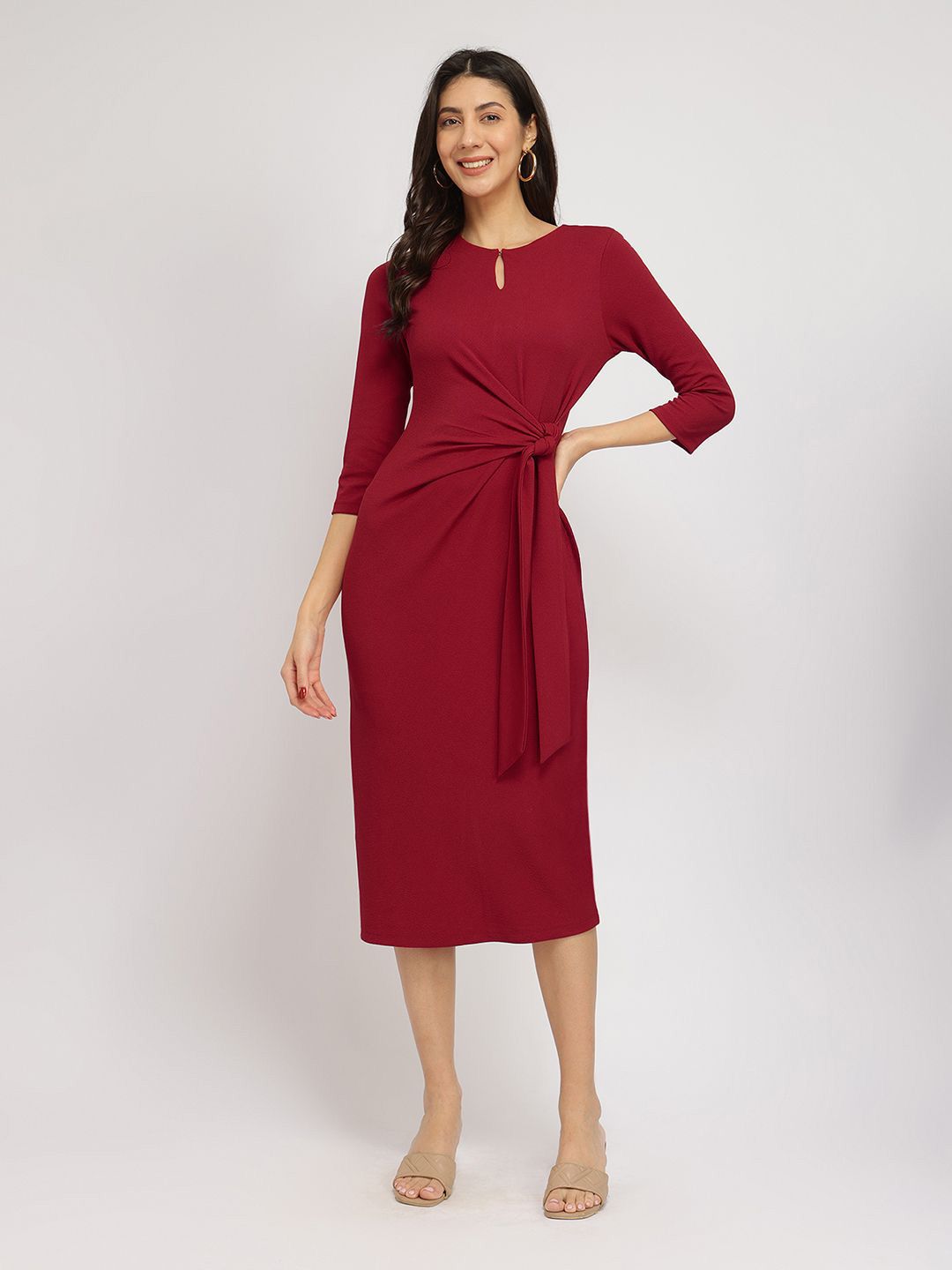 FableStreet A-Line Midi Dress-picture-15