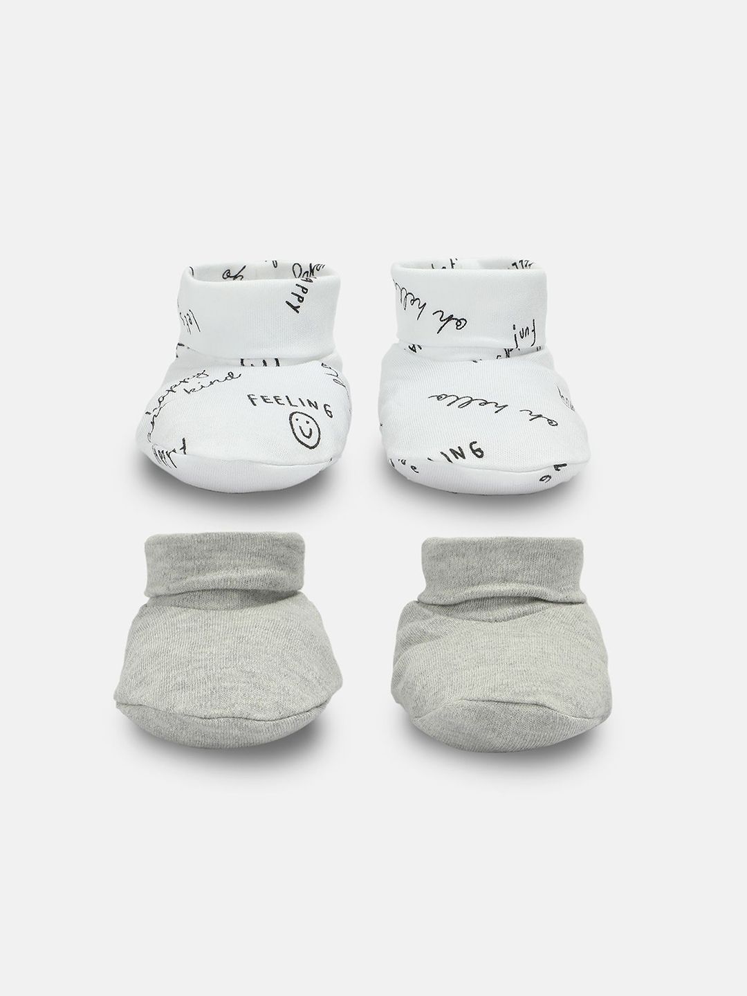 MINI KLUB Boys Pack of 2 Cotton Booties