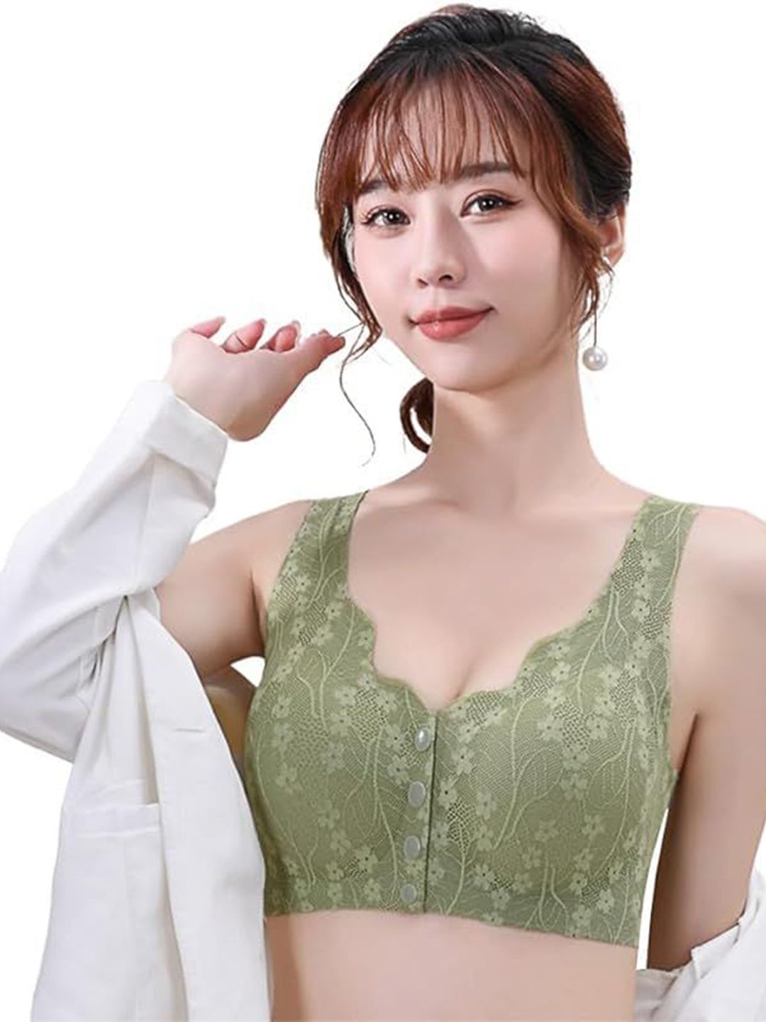 BRACHY Floral Bra Full Coverage Lightly Padded