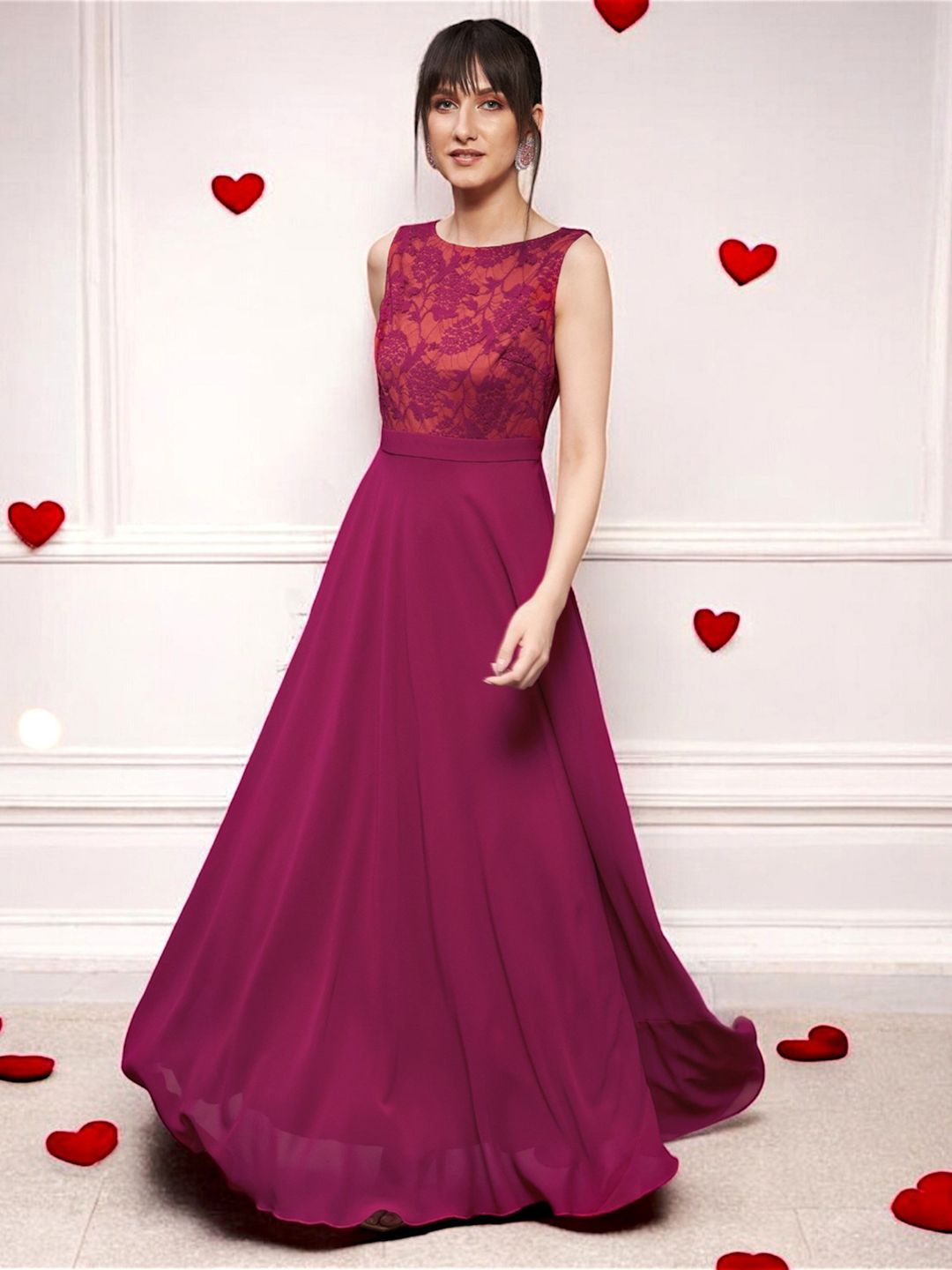 Miss Chase Women Sleeveless Maxi Dress