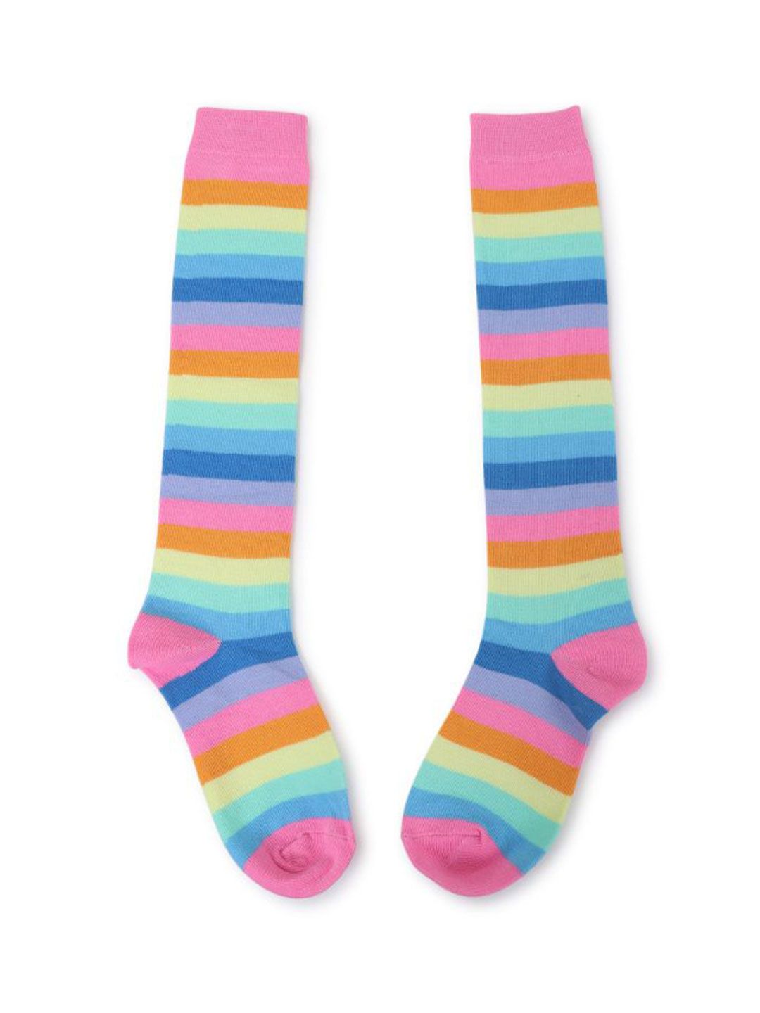 TIPY TIPY TAP Kids Striped Cotton Thigh High Socks-image-43