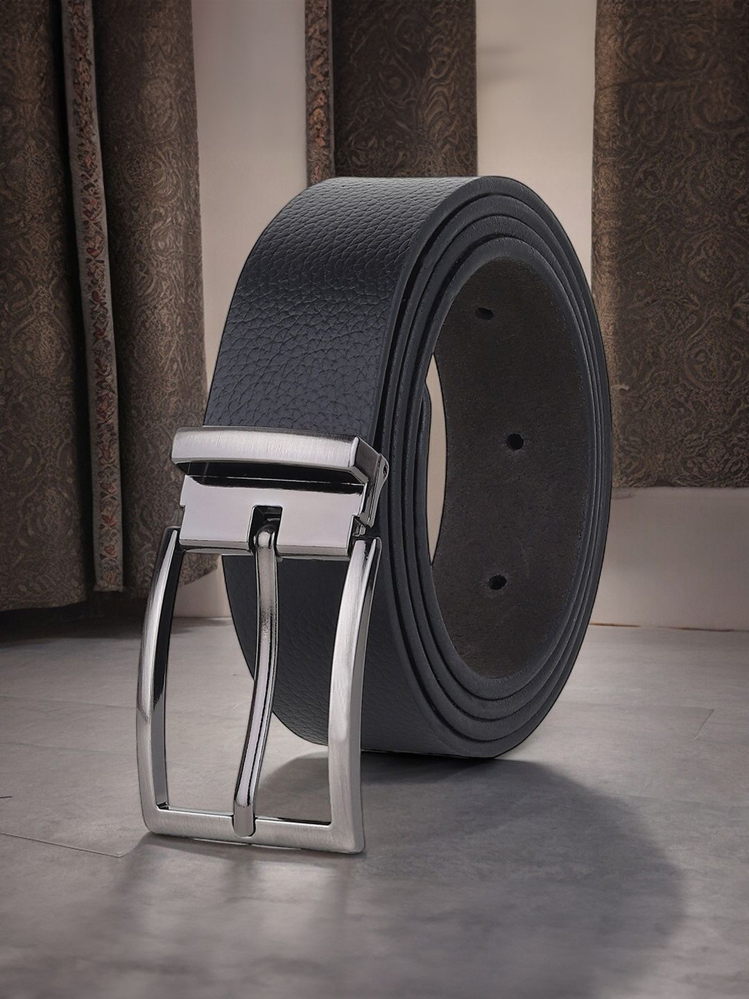 Provogue Men Textured Leather Formal Belt-picture-49