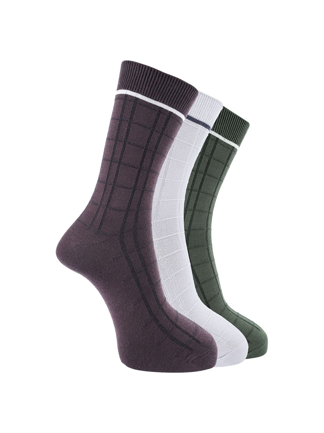 Dollar Men Pack of 3 Calf Length Socks-picture-26