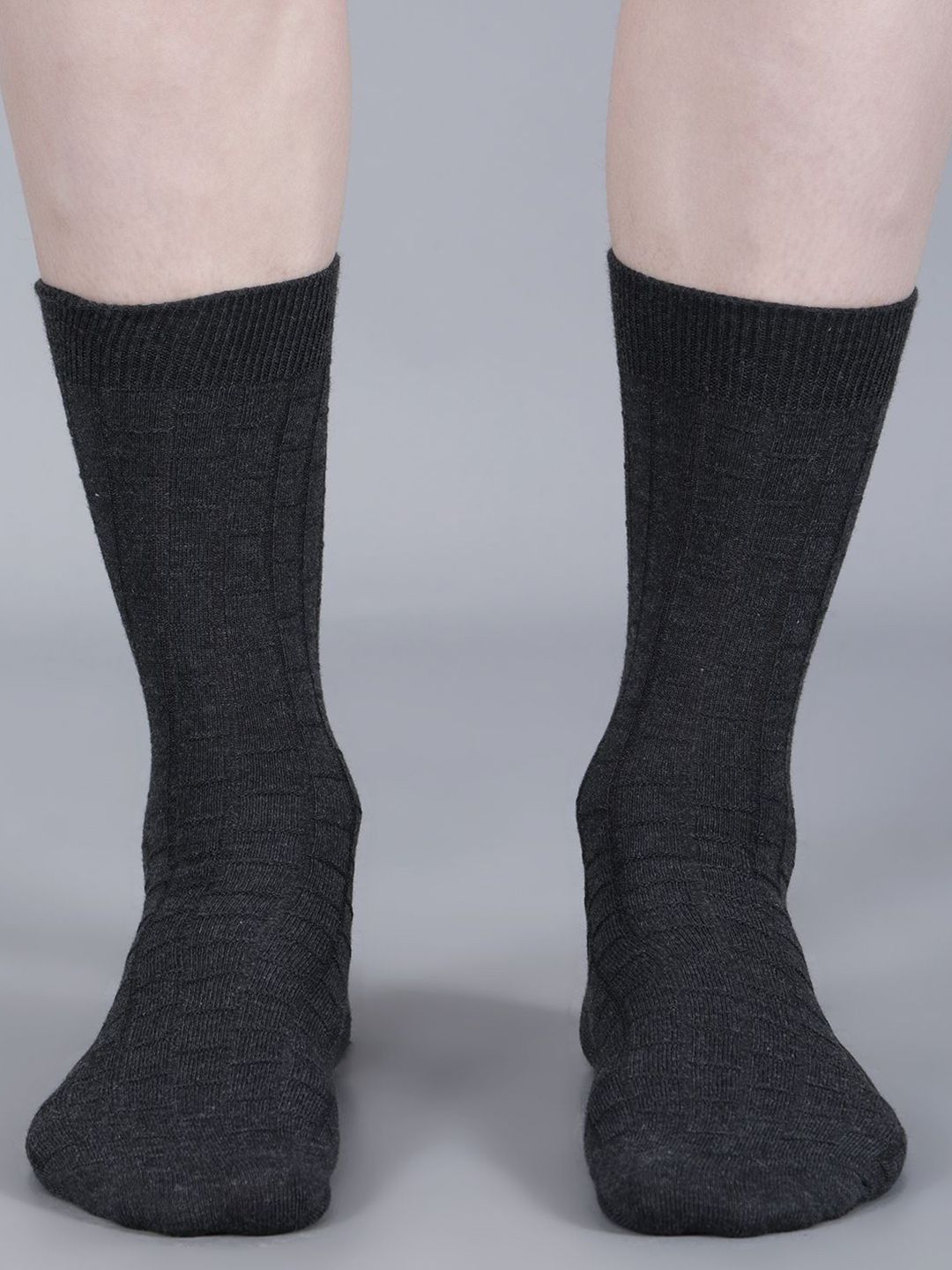 Dollar Pack of 5 Men Cotton Free Size Full Length Socks-picture-31