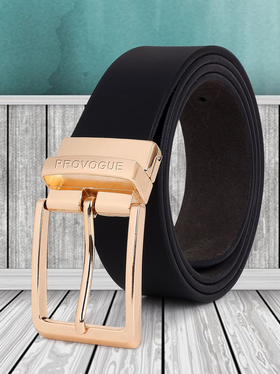 Provogue Men Textured Leather Formal Belt-picture-22