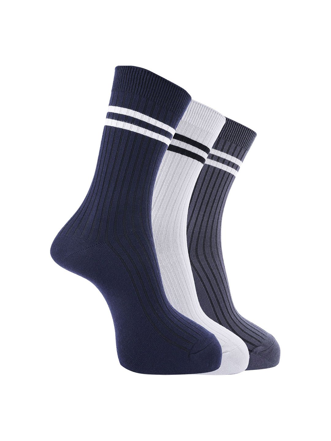 Dollar Men Pack of 3 Calf Length Socks-picture-24