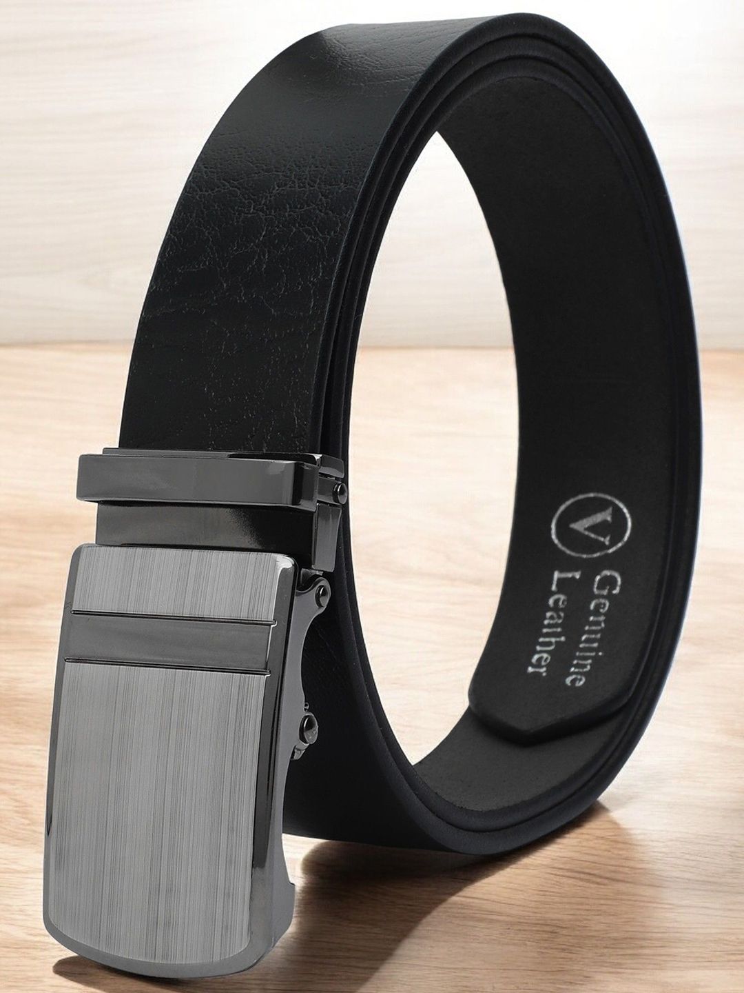 Metronaut Men Textured Leather Belt-picture-16