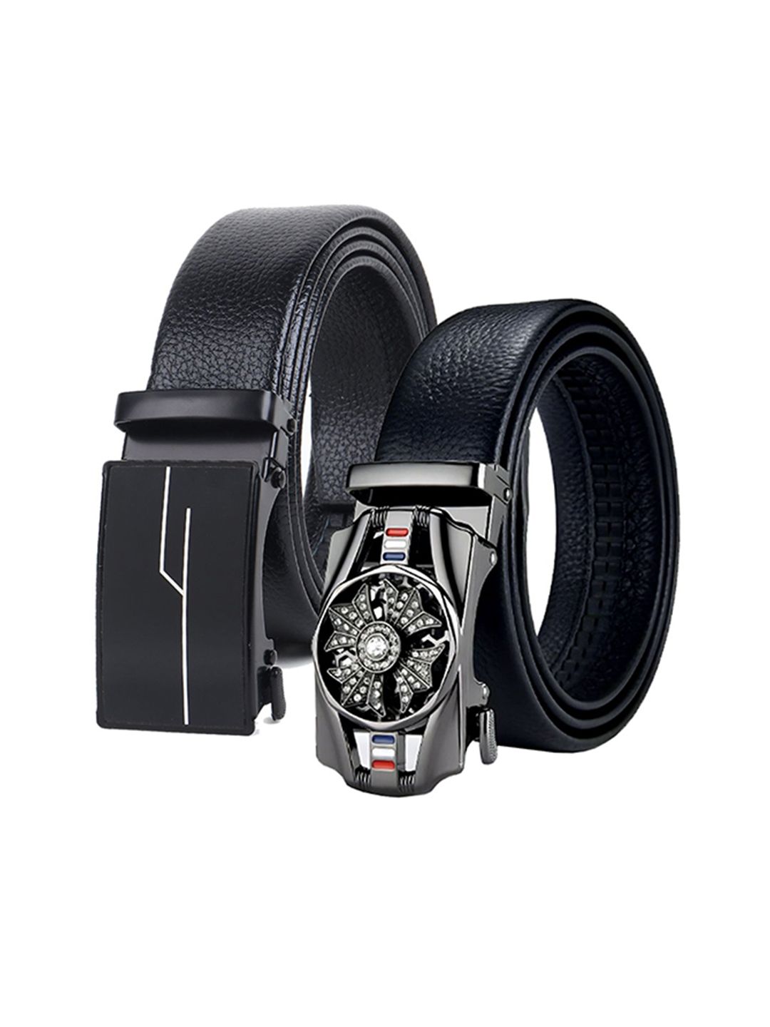 Provogue Men Textured 2 PU Formal Belt-picture-13