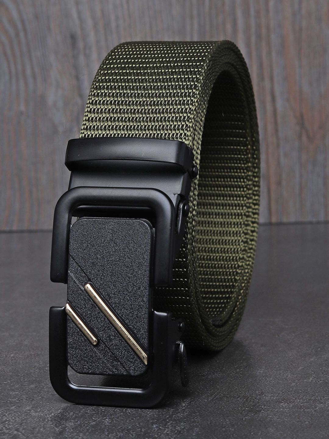 Metronaut Men Textured Slim Belt-picture-13
