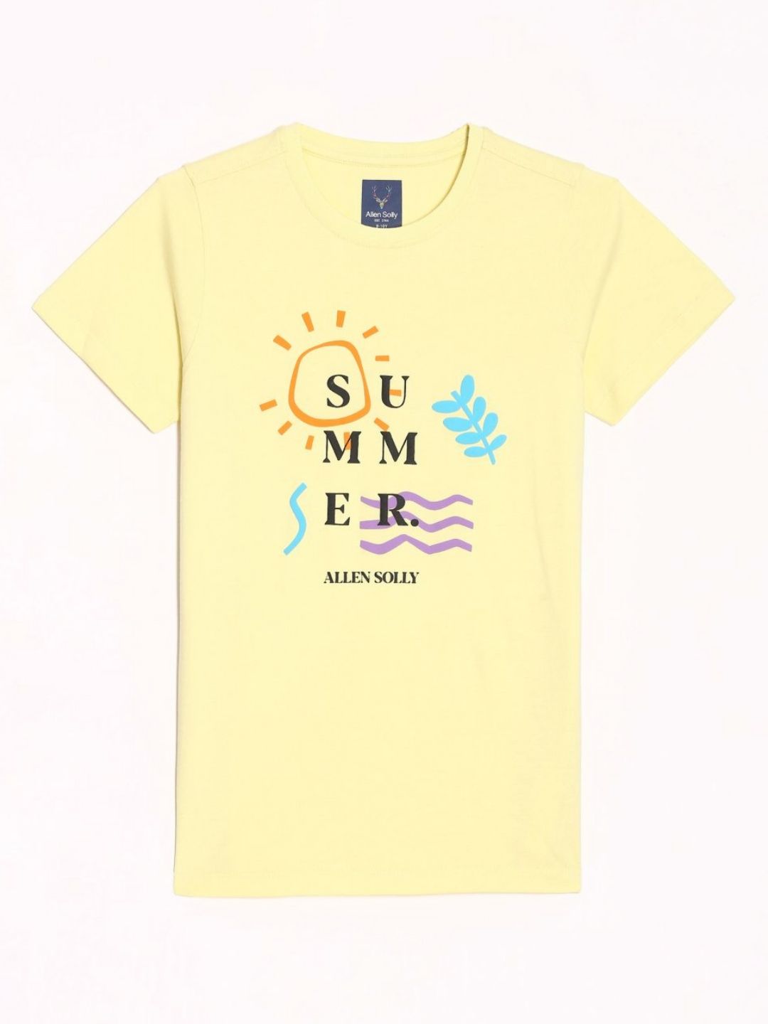 Allen Solly Junior Boys Graphic Printed Round Neck Cotton T-shirt-picture-13