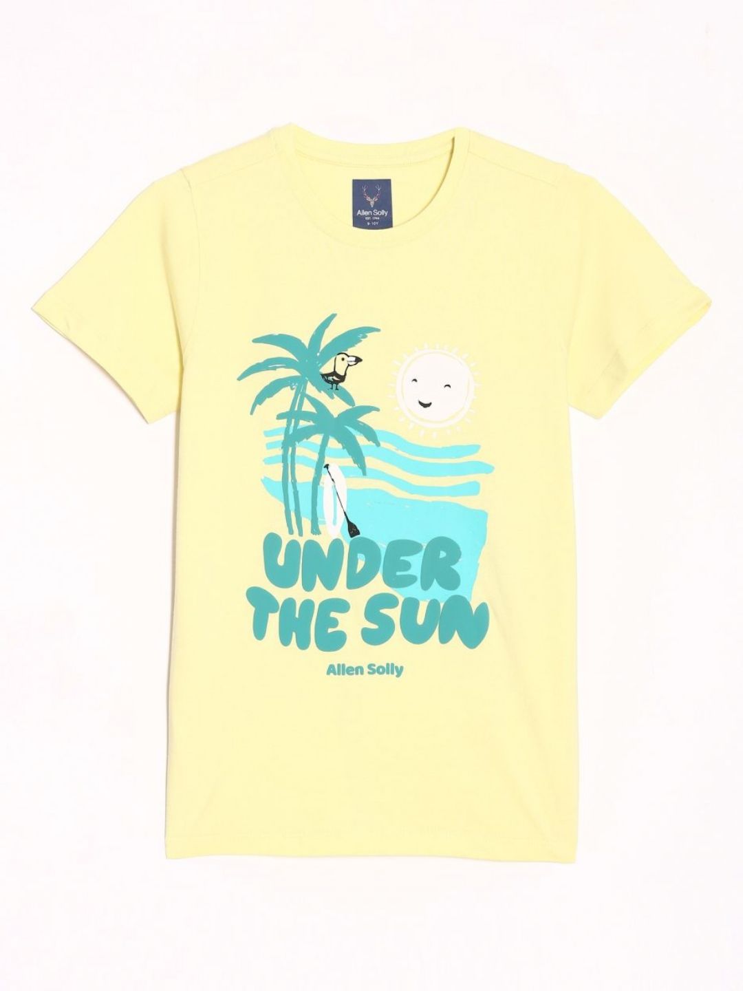 Allen Solly Junior Boys Graphic Printed Round Neck Cotton T-shirt-picture-25