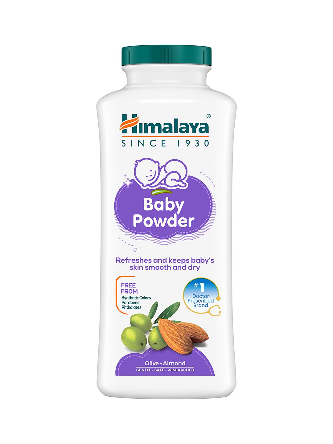 Himalaya Baby Powder With Olive & Almond - 100g-picture-13