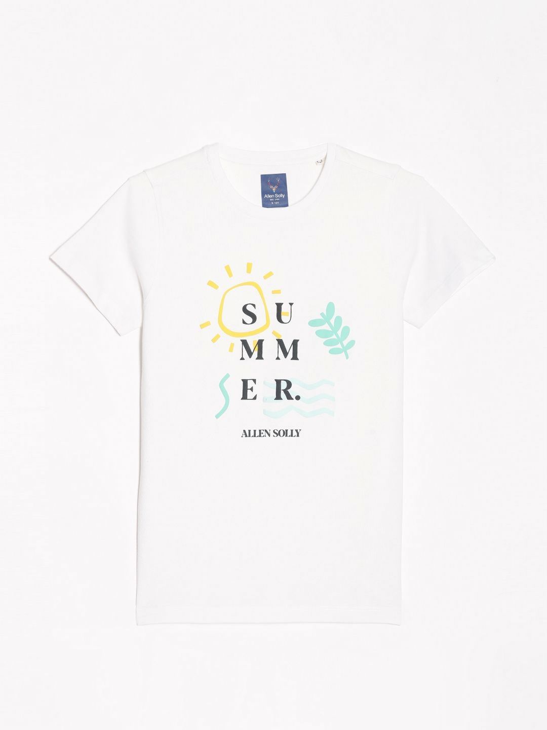 Allen Solly Junior Boys Graphic Printed Round Neck Cotton T-shirt-picture-29