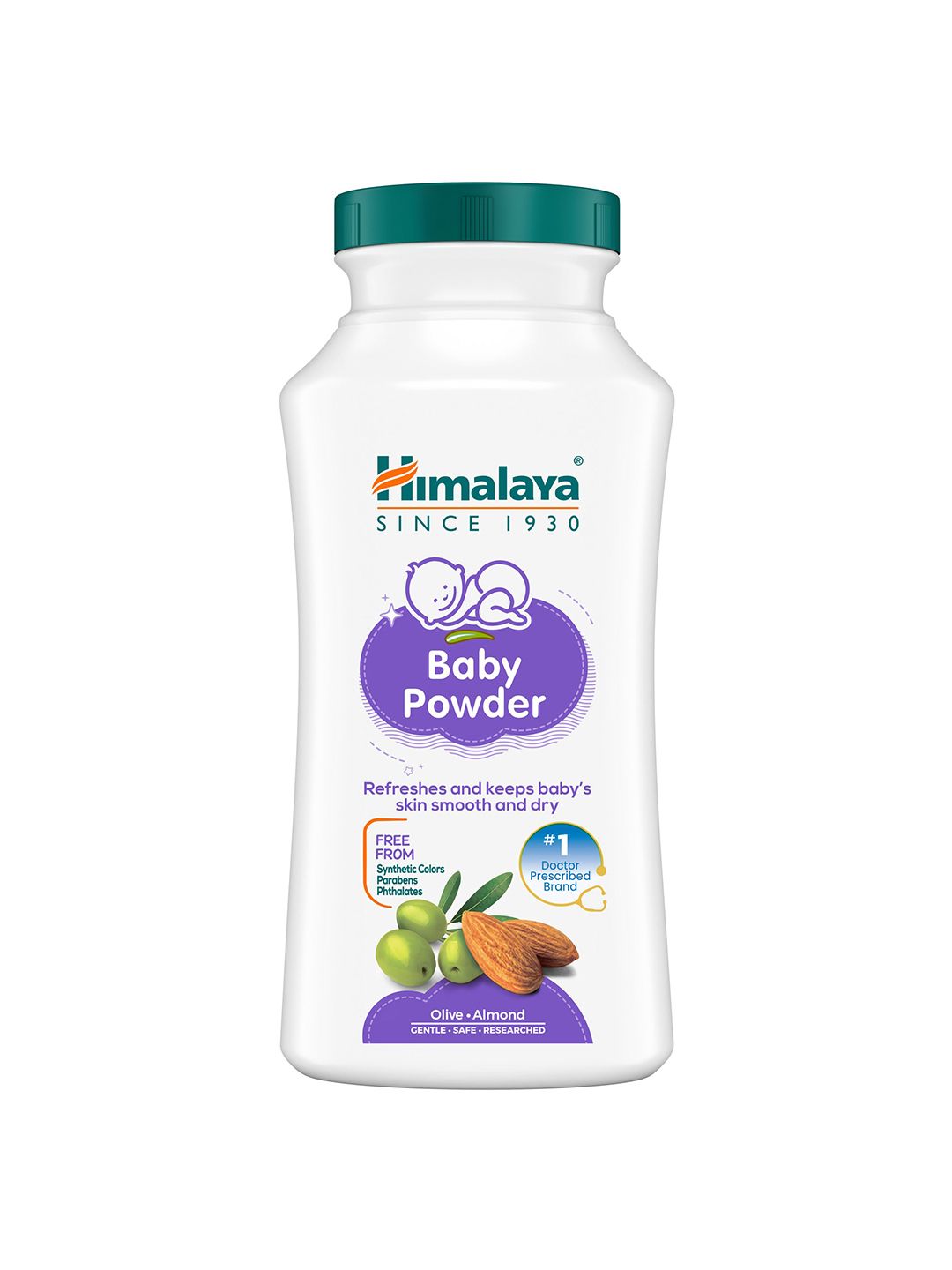 Himalaya Baby Powder with Olive & Almond - 50g-picture-11