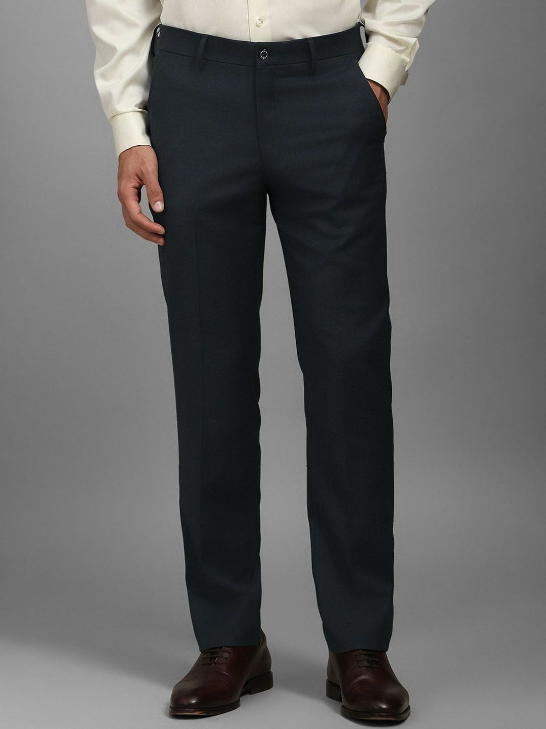 Louis Philippe Men Slim Fit Trousers-picture-19