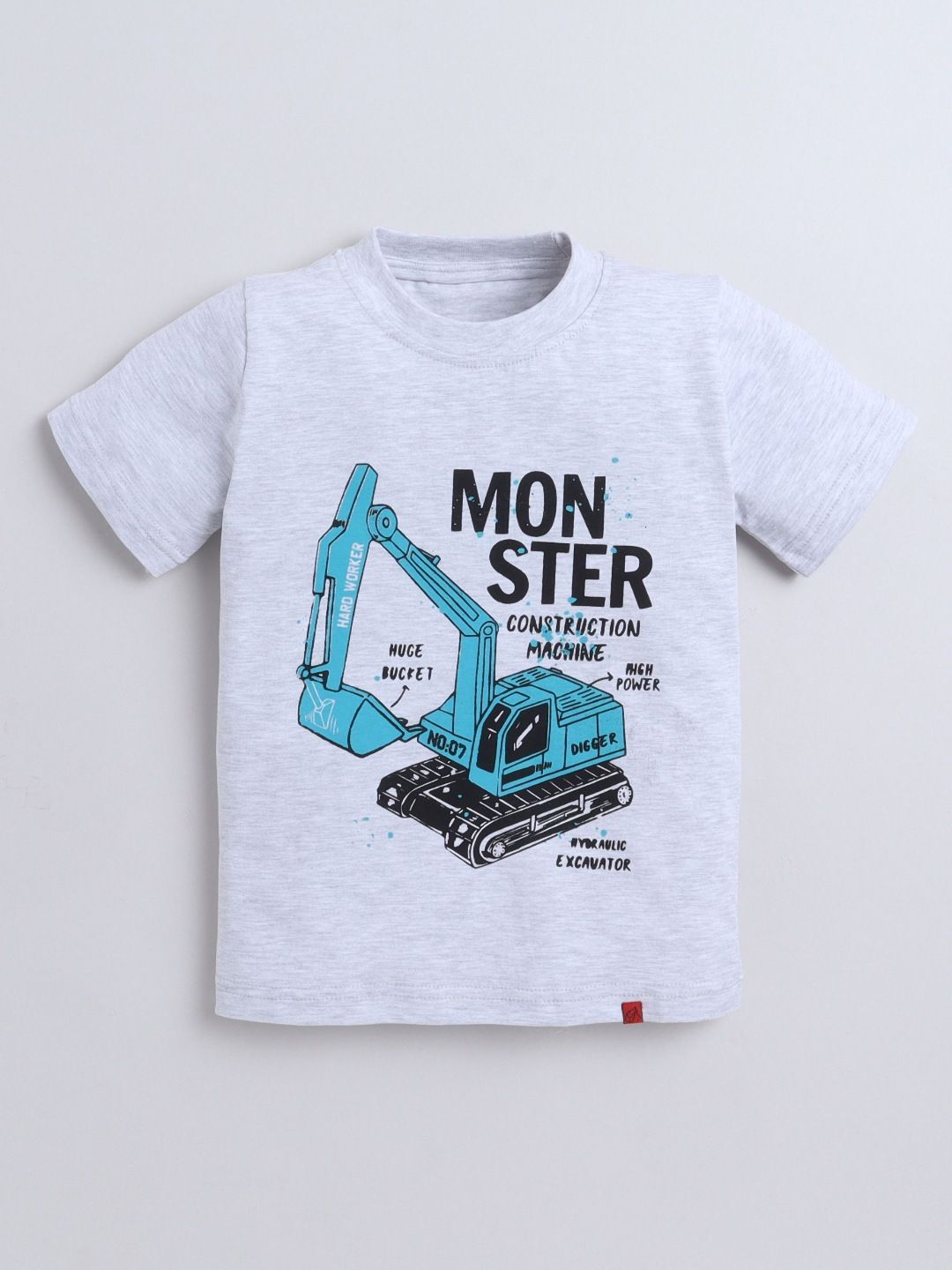 Tiny Toonzzz Boys Graphic Printed Round Neck Cotton T-shirt-picture-15